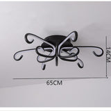 Modern Geometric Octopus LED Flush Mount Ceiling Light Fixture for Living Room and Bedroom