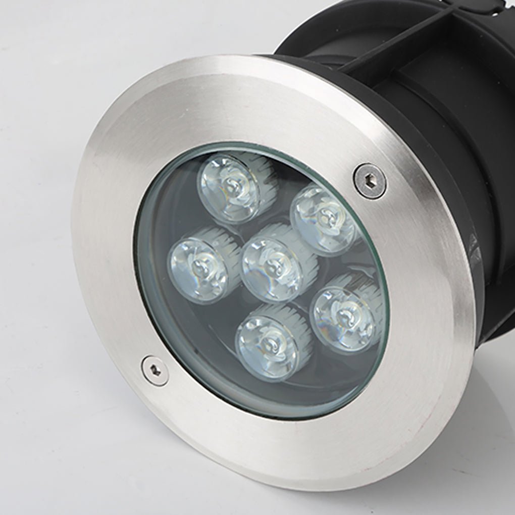 Stainless Steel LED Underwater Swimming Pool Light Waterproof Landscape Recessed Lighting