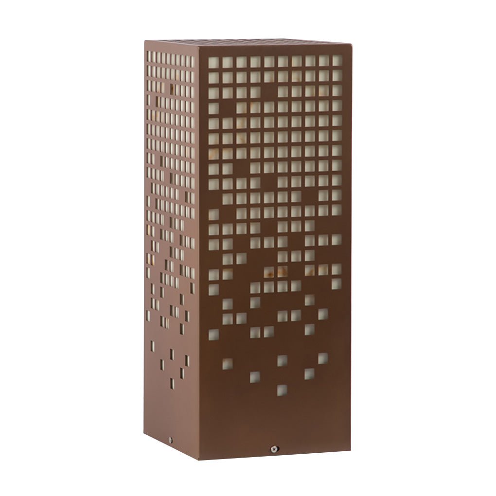 Stainless Steel Outdoor Landscape Bollard Light with Unique Hollow Pattern and IP54 Waterproofing