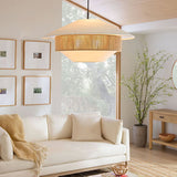 Stevie Woven Pendant Light Natural Hemp Rope Japanese Style Hanging Lamp