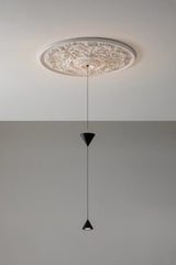 Stralunata Minimalist LED Pendant Light Circular Adjustable Hanging Lamp for Modern Interiors