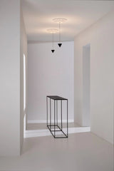 Stralunata Minimalist LED Pendant Light Circular Adjustable Hanging Lamp for Modern Interiors