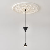 Stralunata Minimalist LED Pendant Light Circular Adjustable Hanging Lamp for Modern Interiors