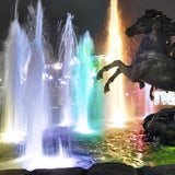 Submersible IP68 LED Ring Fountain Light Waterproof RGB Underwater Pool Lamp for Pond and Square