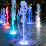 Submersible IP68 LED Ring Fountain Light Waterproof RGB Underwater Pool Lamp for Pond and Square