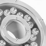 Submersible IP68 LED Ring Fountain Light Waterproof RGB Underwater Pool Lamp for Pond and Square