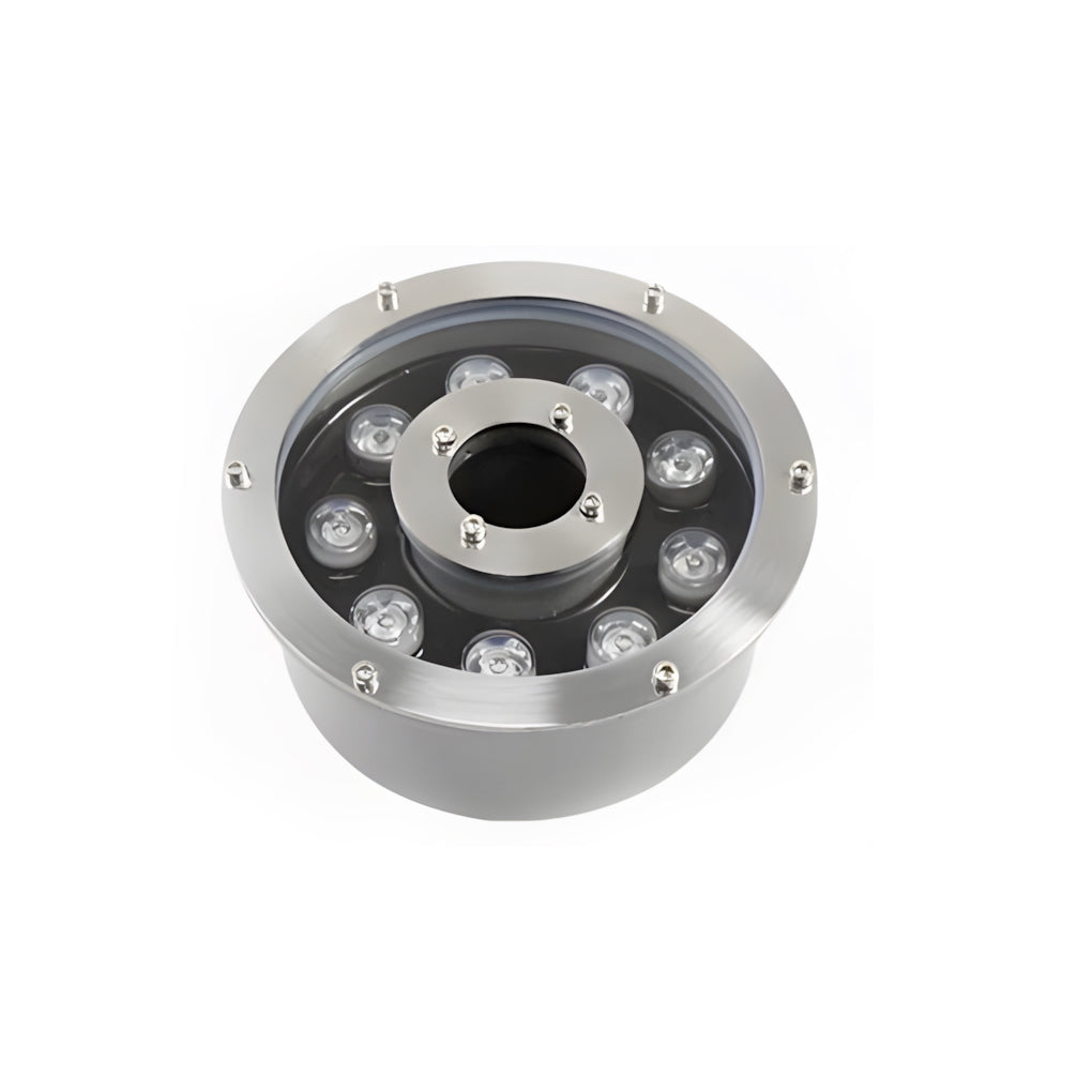 Submersible IP68 LED Ring Fountain Light Waterproof RGB Underwater Pool Lamp for Pond and Square