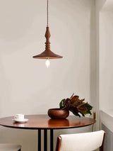 Sumally Natural Walnut Wood Pendant Light Modern Minimalist Drop Lamp Fixture