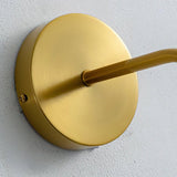 Surge Modern Artistic LED Wall Sconce Colorful Glass Gold Finish Indoor Lighting