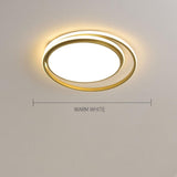 Modern Round LED Flush Mount Ceiling Light for Bedroom and Living Room Minimalist Acrylic Fixture