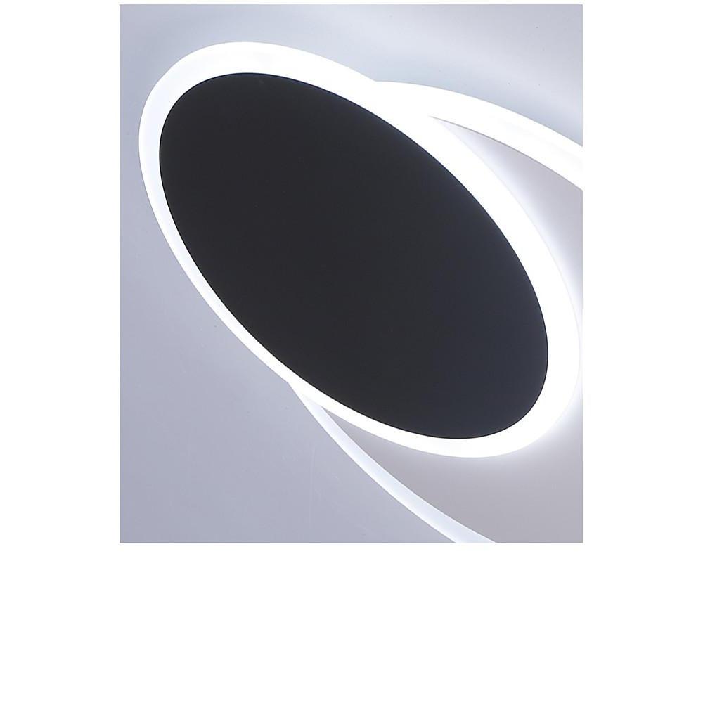 Modern Nordic Two Circle LED Flush Mount Ceiling Light for Living Room and Kids Bedroom