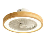 Modern Bladeless Ceiling Fan with 72W Integrated LED Light and Remote Control for Bedroom Living Room
