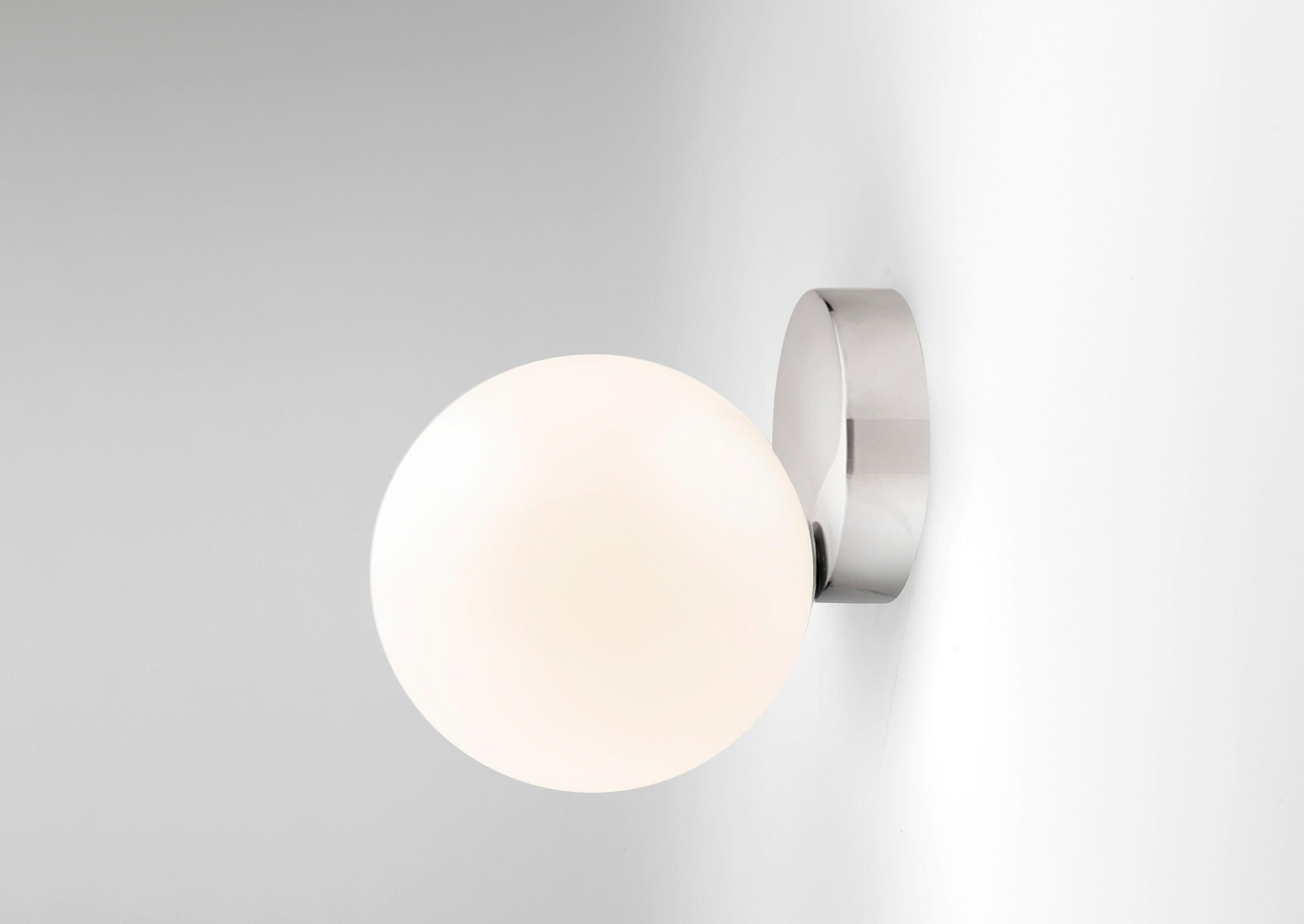 Tip of the Tongue Modern Glass Globe Wall Sconce Gold Finish Indoor Sconce Set of 2