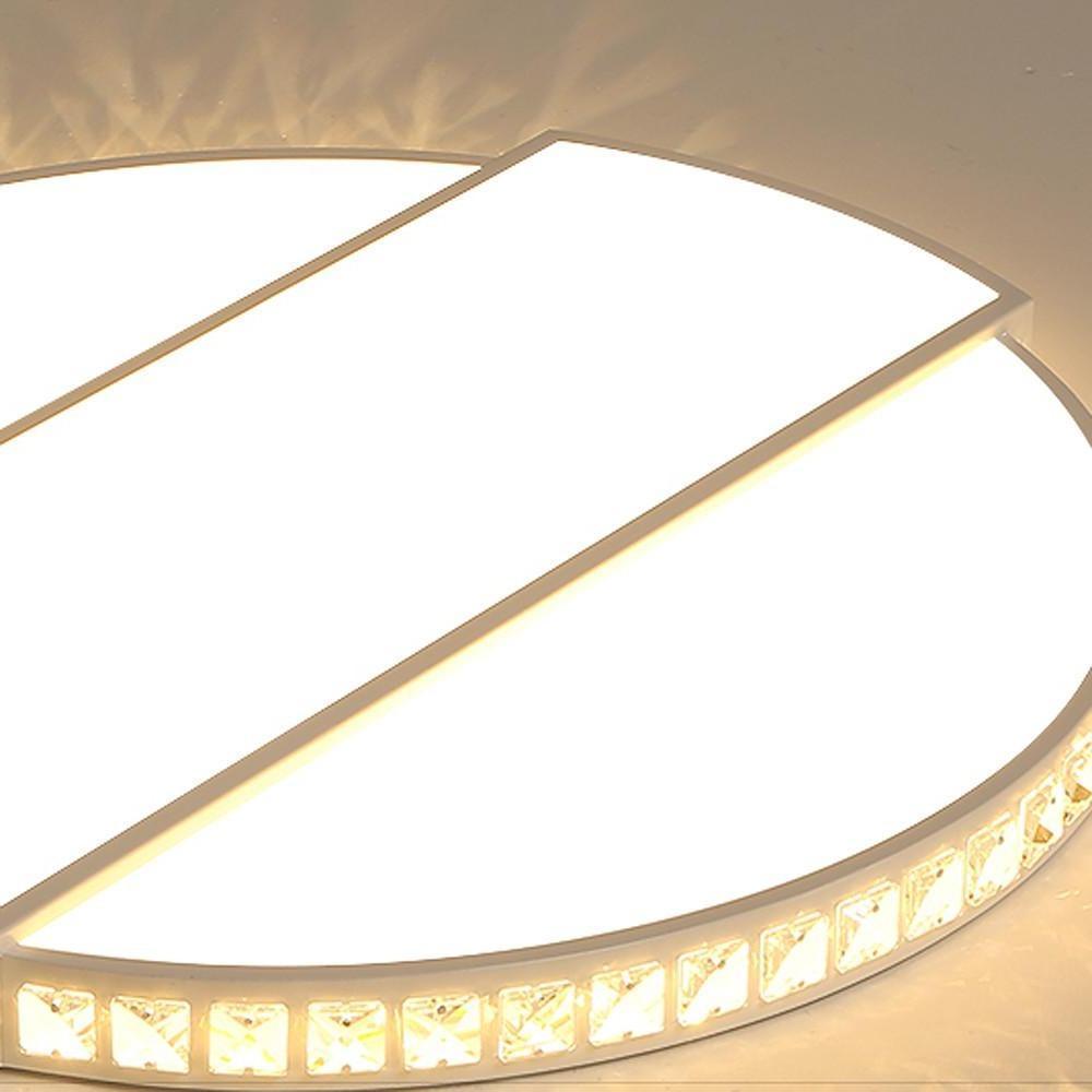 Modern Creative Slim LED Flush Mount Ceiling Light 20 Inch Square Ambient Fixture