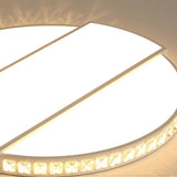 Modern Creative Slim LED Flush Mount Ceiling Light 20 Inch Square Ambient Fixture