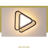 Modern Geometric LED Ceiling Light Multi Triangular Flush Mount Fixture for Kitchen and Living Room