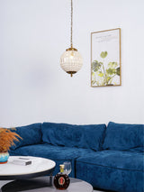 Traditional Gold Crystal Globe Pendant Chandelier for Elegant Interior Lighting