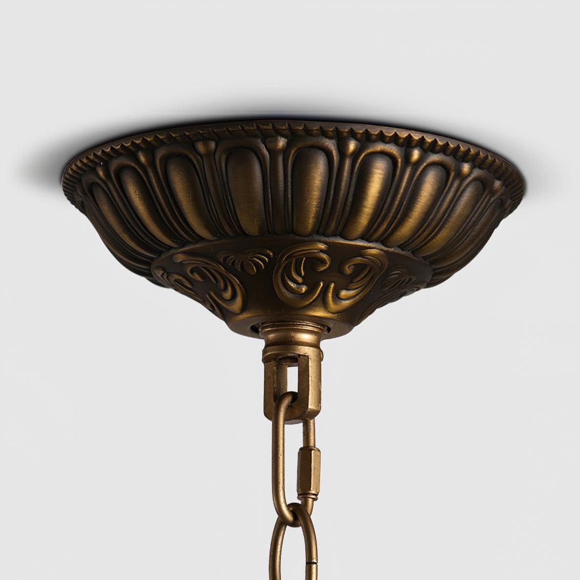 Traditional Gold Crystal Globe Pendant Chandelier for Elegant Interior Lighting