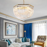 Trevi Elegant Murano Glass Chandelier Mid Century Modern Flush Mount Ceiling Light