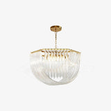 Trevi Elegant Murano Glass Chandelier Mid Century Modern Flush Mount Ceiling Light