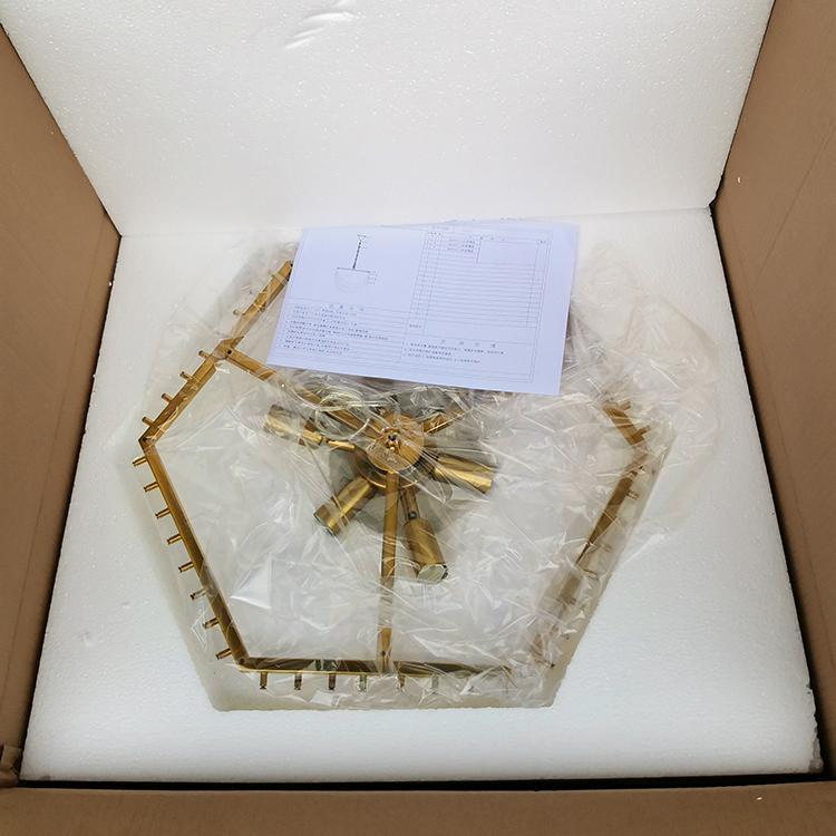 Trevi Elegant Murano Glass Chandelier Mid Century Modern Flush Mount Ceiling Light