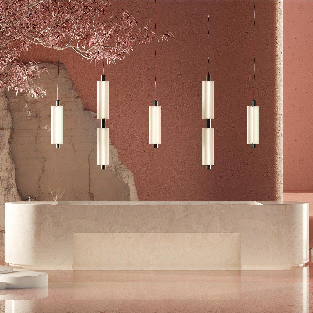Trillium Trifoliate Modern LED Pendant Light Elegant Pearl Style Hanging Ceiling Lamp for Living Room Decor
