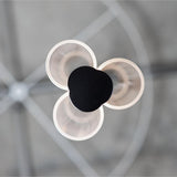 Trillium Trifoliate Modern LED Pendant Light Elegant Pearl Style Hanging Ceiling Lamp for Living Room Decor