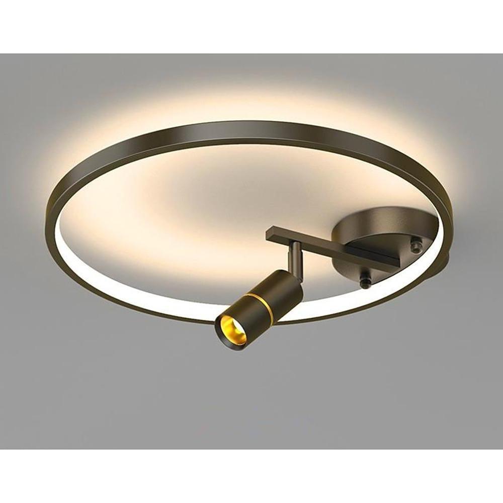 Modern Round LED Dimmable Flush Mount Ceiling Light Aluminum Circle Spotlight for Bedroom
