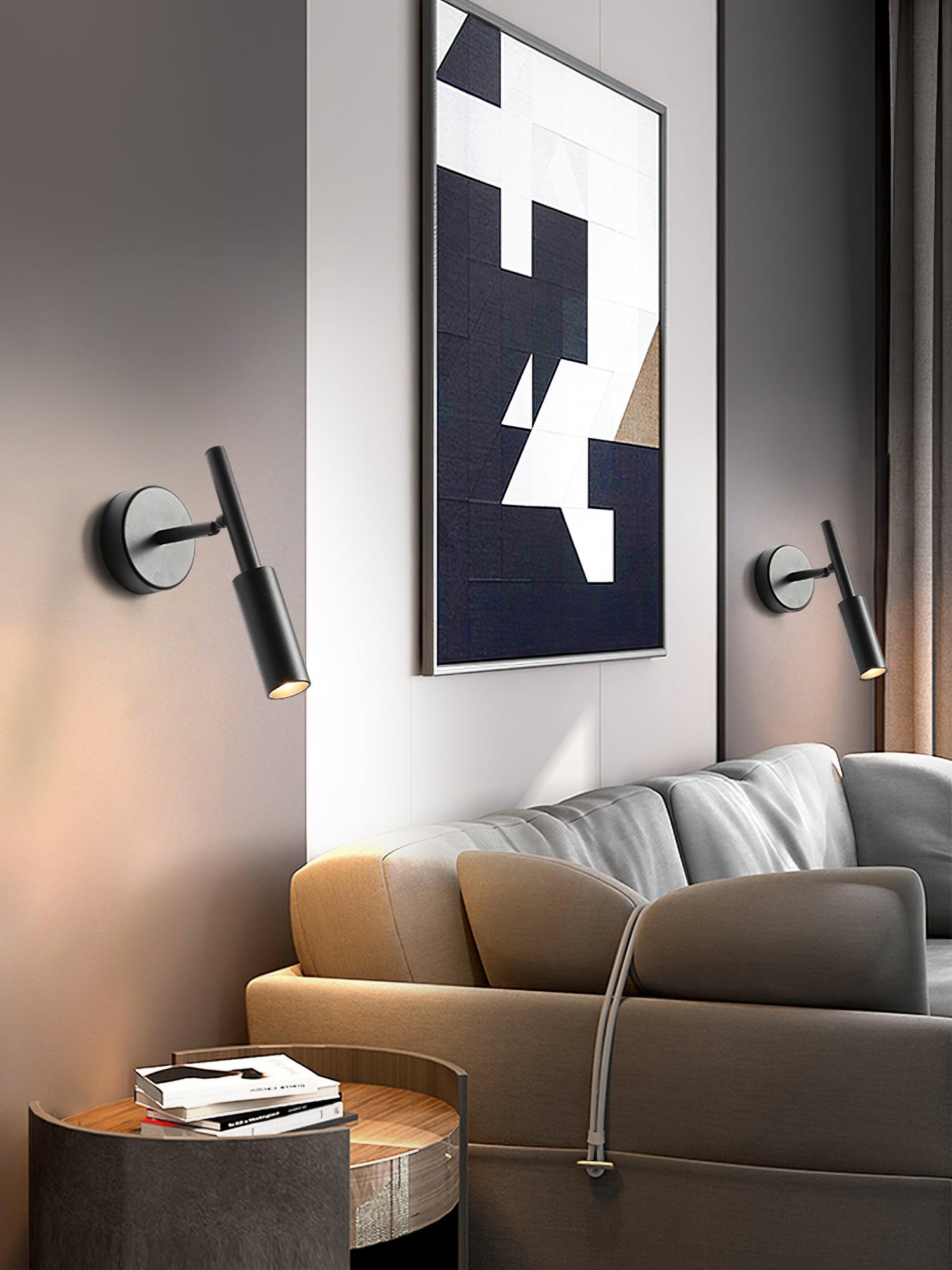 Tubino Modern Swivel LED Wall Sconce Adjustable Interior Reading Light for Bedroom