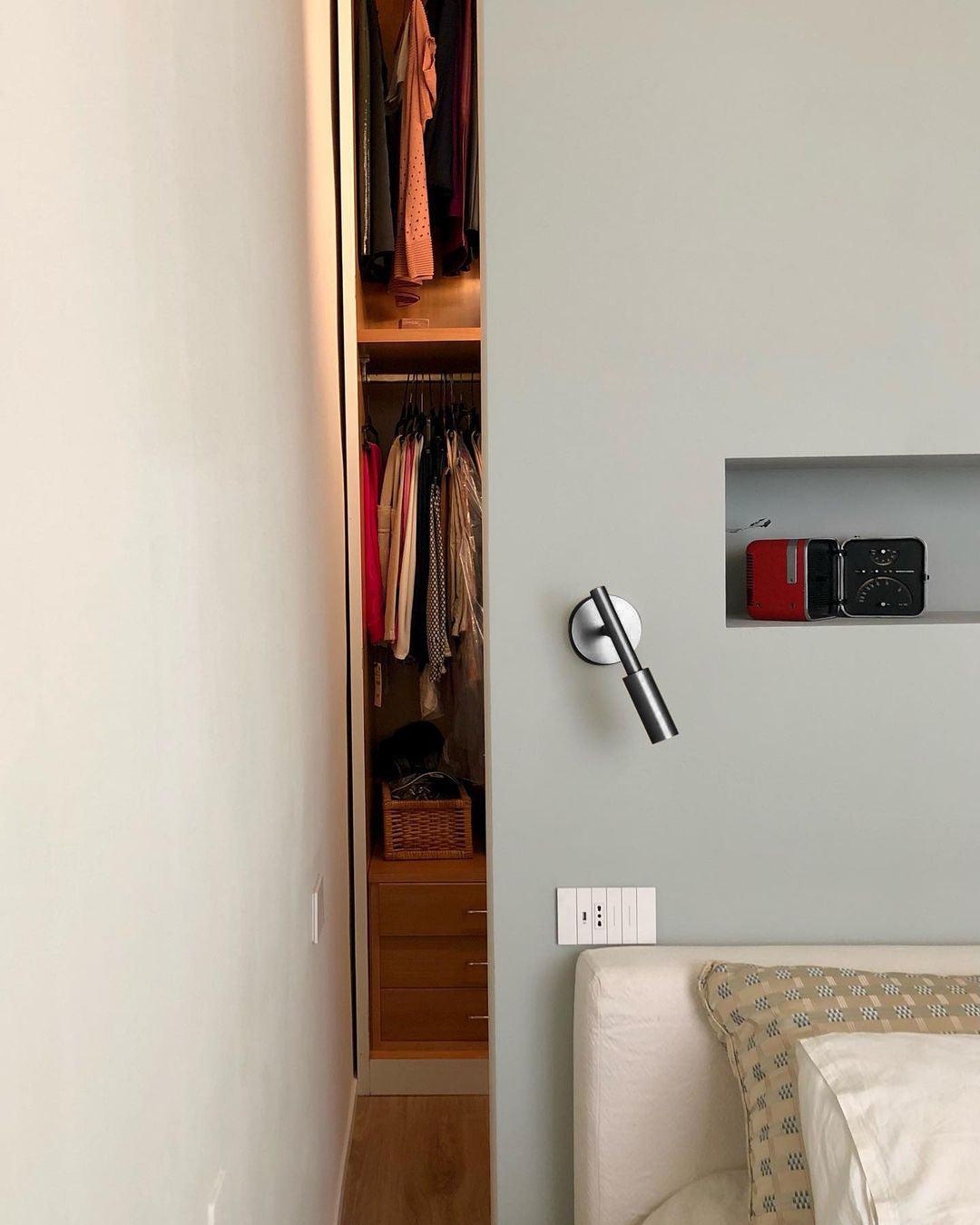 Tubino Modern Swivel LED Wall Sconce Adjustable Interior Reading Light for Bedroom