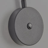 Tubular LED Swing Arm Wall Light Adjustable Bedside Reading Sconce Spotlight for Bedroom