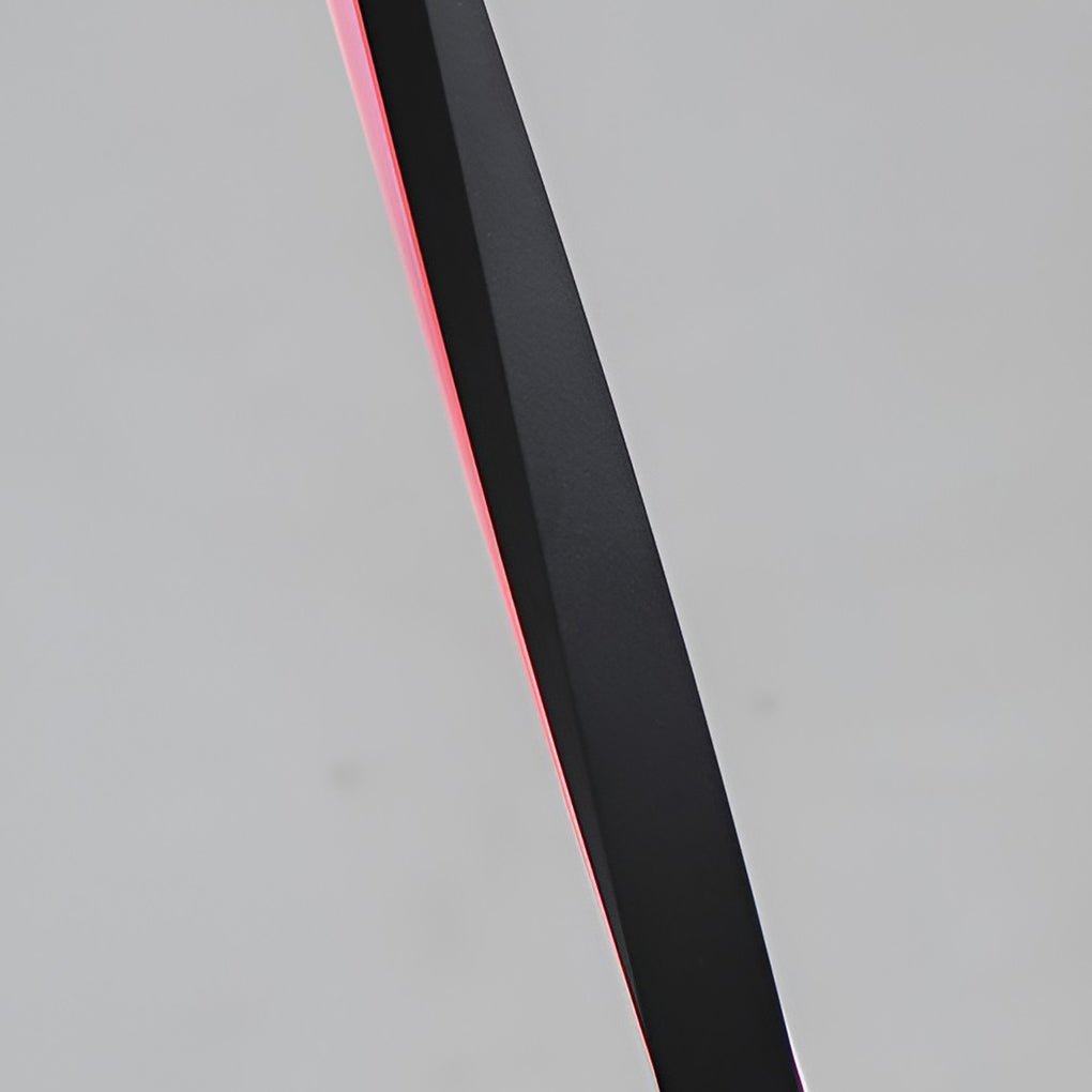 Modern 49 Inch Black Aluminum Spiral LED Floor Lamp with Dimmable RGB Lighting for Living Rooms