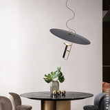 UFO Orbit LED Pendant Light Modern Saucer Ceiling Lamp for Contemporary Interiors