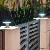 UFO Style Solar Outdoor Post Cap Lights Waterproof Aluminum Garden Fence Lighting with Dual Modes