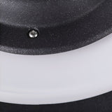 UFO Style Solar Outdoor Post Cap Lights Waterproof Aluminum Garden Fence Lighting with Dual Modes