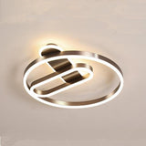 Geometric Cluster LED Ceiling Light Modern Flush Mount Fixture for Dining Room
