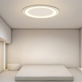 Modern Ultrathin Round LED Ceiling Light Acrylic Flush Mount Fixture for Bedroom and Living Room