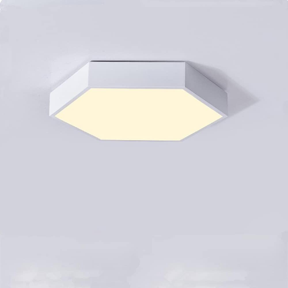 Modern Hexagonal LED Flush Mount Ceiling Light for Bedroom and Living Room