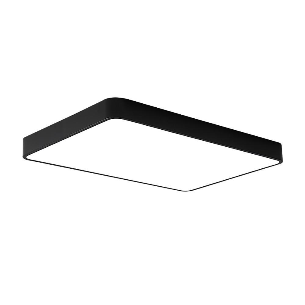 Modern Ultra Thin Square LED Flush Mount Ceiling Lamp for Bedroom and Kids Room