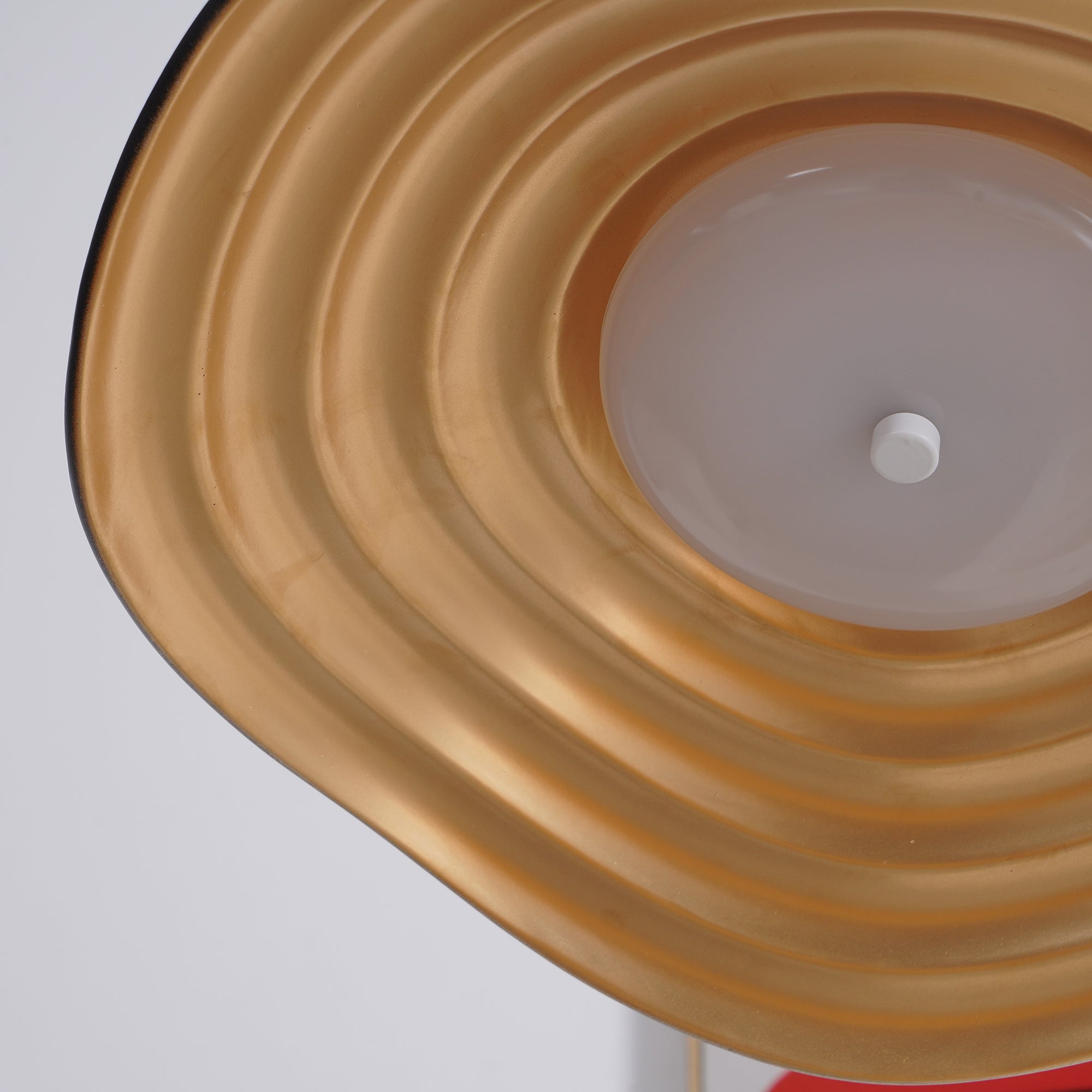Valentina Modern LED Pendant Light with Curved Resin Shade for Kitchen and Dining Room