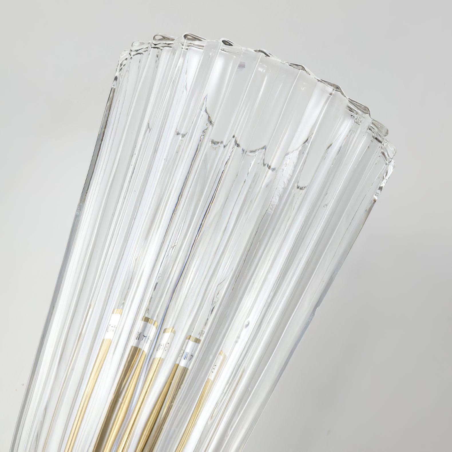 Vesta Gold Crystal Wall Sconce Modern Indoor Sconce Lighting Set of Two