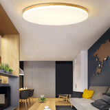 Modern Nordic Geometric LED Flush Mount Ceiling Light Fixture with Dimmable Options