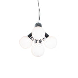 Vine Series Modular Glass Globe Pendant Light Chrome Arc Hanging Fixture