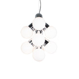 Vine Series Modular Glass Globe Pendant Light Chrome Arc Hanging Fixture