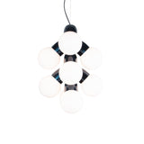 Vine Series Modular Glass Globe Pendant Light Chrome Arc Hanging Fixture