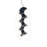 Vine Series Modular Glass Globe Pendant Light Chrome Arc Hanging Fixture
