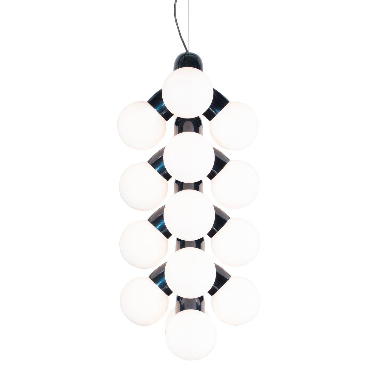 Vine Series Modular Glass Globe Pendant Light Chrome Arc Hanging Fixture