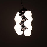 Vine Series Modular Glass Globe Pendant Light Chrome Arc Hanging Fixture