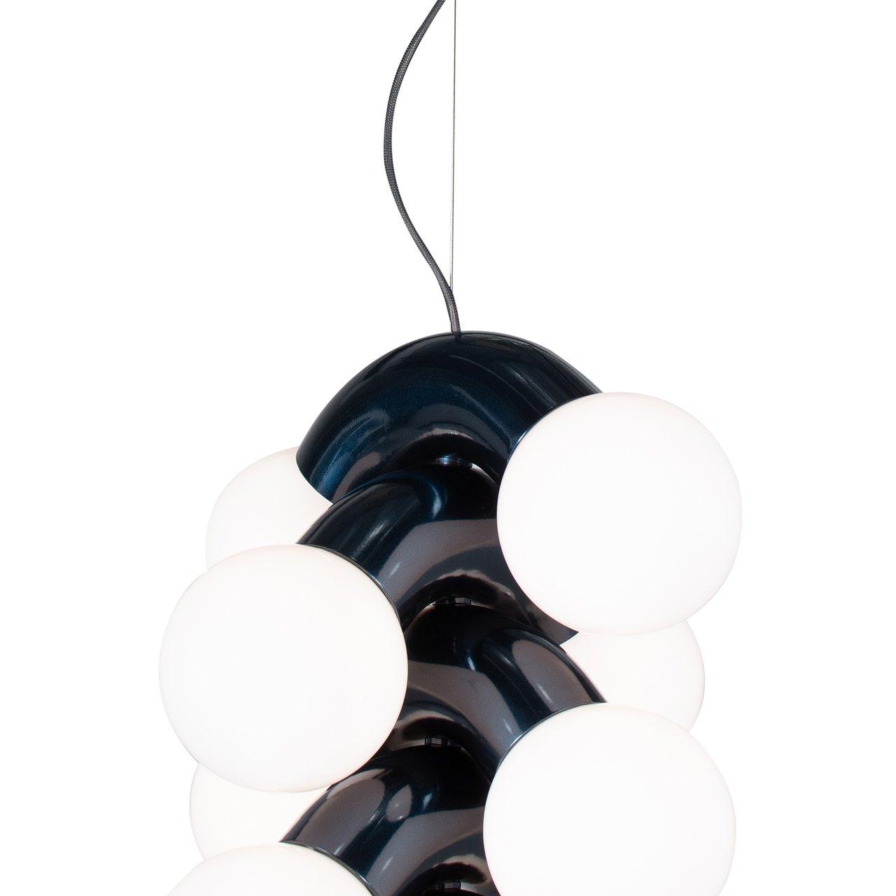 Vine Series Modular Glass Globe Pendant Light Chrome Arc Hanging Fixture