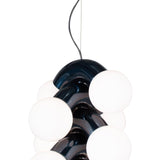 Vine Series Modular Glass Globe Pendant Light Chrome Arc Hanging Fixture